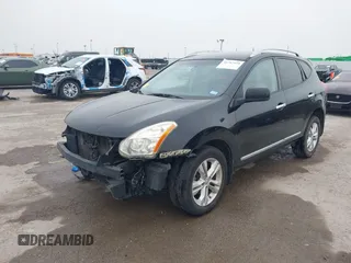 2013 Nissan Rogue S with VIN JN8AS5MT6DW009969, listed as a IAAI auction lot 41747420 with 157,864 mi miles. Bid and sale history available at carsss.com. Image 2.