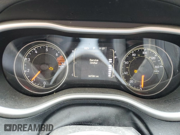2016 Jeep Cherokee Sport with VIN 1C4PJLAB8GW222144, listed as a Copart auction lot 54363355 with 347,351 mi miles and Salvage Title. Bid and sale history available at carsss.com. Image 9.