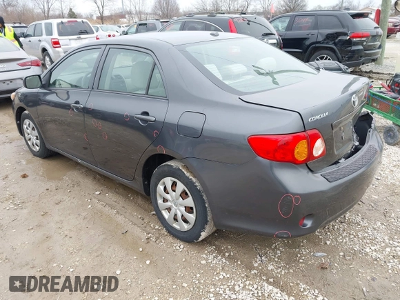 2009 Toyota Corolla with VIN 1NXBU40E99Z138136, listed as a IAAI auction lot 41967052 with 207,892 mi miles. Bid and sale history available at carsss.com. Image 3.