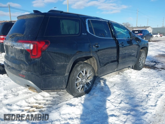 2022 GMC Acadia SLE with VIN 1GKKNKL46NZ165160, listed as a IAAI auction lot 41608269 with 48,018 mi miles. Bid and sale history available at carsss.com. Image 4.