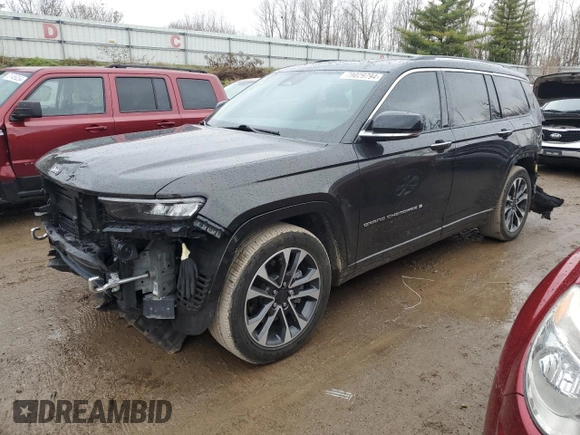 2022 Jeep Grand Cherokee Overland with VIN 1C4RJKDG6N8512684, listed as a Copart auction lot 79029794 with 37,488 mi miles and Clean title. Bid and sale history available at DreamBid. Image 1.