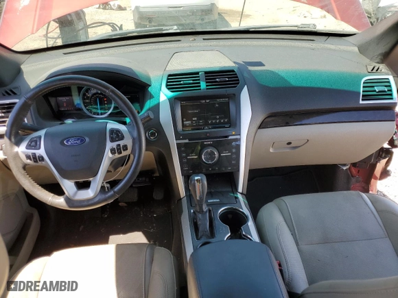 2015 Ford Explorer Limited with VIN 1FM5K7F88FGA53885, listed as a Copart auction lot 51673325 with 77,890 mi miles and Salvage Title. Bid and sale history available at carsss.com. Image 8.