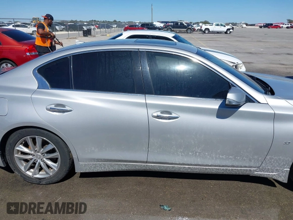 2014 Infiniti Q50 Sport with VIN JN1BV7AR7EM701783, listed as a IAAI auction lot 41757085 with 115,352 mi miles and . Bid and sale history available at DreamBid. Image 13.
