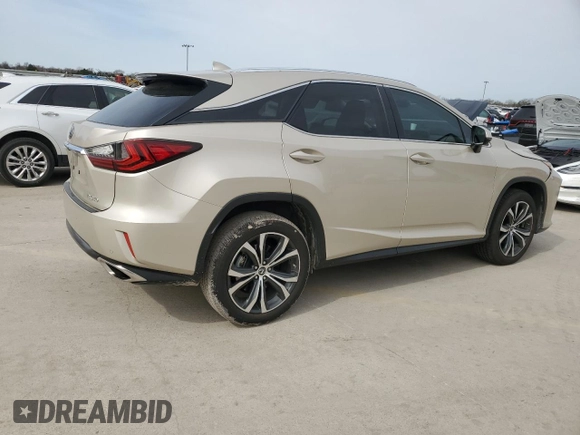 2018 Lexus RX with VIN 2T2ZZMCAXJC107455, listed as a Copart auction lot 47299215 with 40,629 mi miles and Salvage Title. Bid and sale history available at carsss.com. Image 3.