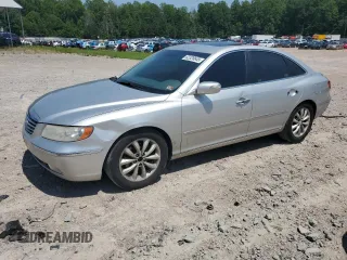 2008 Hyundai Azera Limited with VIN KMHFC46F98A303977, listed as a Copart auction lot 62328645 with 220,663 mi miles and Salvage title. Bid and sale history available at DreamBid. Image 1.