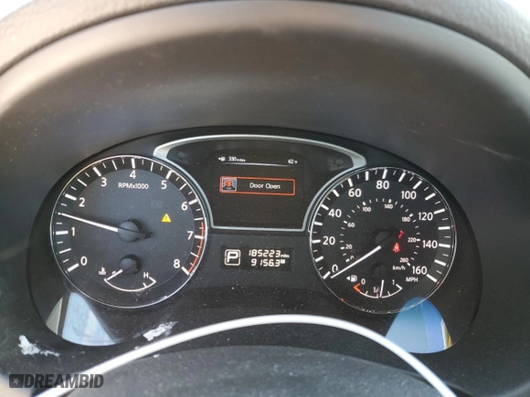 2013 Nissan Altima 3.5 SL with VIN 1N4BL3AP6DC138407, listed as a Copart auction lot 47184305 with 185,223 mi miles and Salvage Title. Bid and sale history available at carsss.com. Image 9.