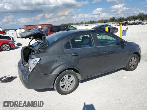 2013 Chevrolet Sonic LT with VIN 1G1JC5SHXD4198167, listed as a Copart auction lot 44758085 with 103,449 mi miles and Salvage Title. Bid and sale history available at DreamBid. Image 3.