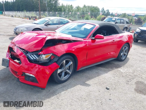 2015 Ford Mustang V6 with VIN 1FATP8EM7F5419323, listed as a IAAI auction lot 42553156 with 93,388 mi miles and . Bid and sale history available at DreamBid. Image 22.