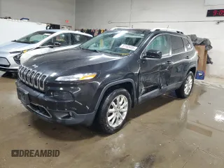 2014 Jeep Cherokee Limited with VIN 1C4PJMDS1EW266615, listed as a Copart auction lot 51103455 with 84,557 mi miles and Salvage Title. Bid and sale history available at carsss.com. Image 1.