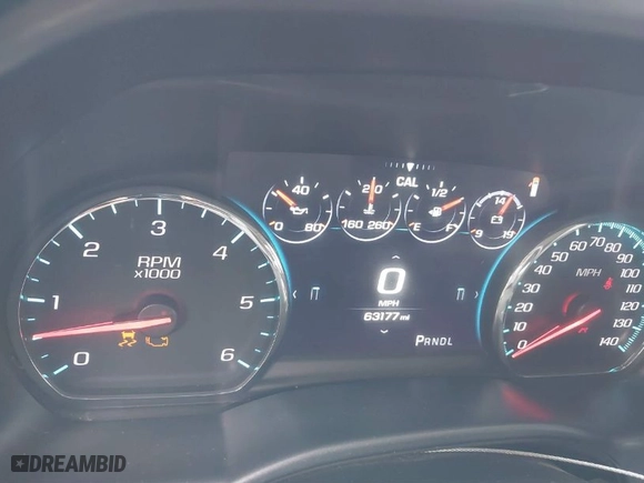 2018 GMC Sierra 1500 Denali with VIN 3GTU2PEJXJG472435, listed as a IAAI auction lot 41376821 with 63,177 mi miles. Bid and sale history available at carsss.com. Image 7.
