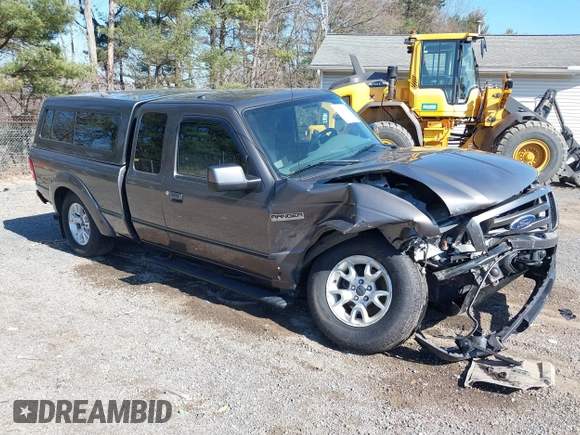 2011 Ford Ranger XLT with VIN 1FTLR4FE7BPA73728, listed as a IAAI auction lot 41827853 with 57,732 mi miles. Bid and sale history available at carsss.com. Image 1.