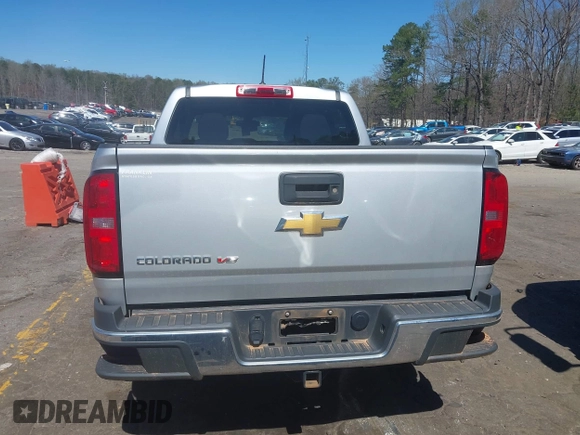2020 Chevrolet Colorado 2WD Work Truck with VIN 1GCGSBEN7L1122460, listed as a IAAI auction lot 41815237 with 34,781 mi miles and . Bid and sale history available at DreamBid. Image 16.