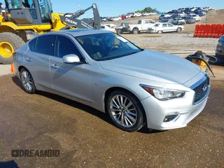 2020 Infiniti Q50 Luxe with VIN JN1EV7AP0LM207693, listed as a IAAI auction lot 42006092 with 75,784 mi miles and . Bid and sale history available at DreamBid. Image 1.