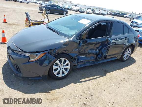 2024 Toyota Corolla LE with VIN JTDB4MEE3R3021431, listed as a IAAI auction lot 42154143 with 16,738 mi miles and . Bid and sale history available at DreamBid. Image 6.