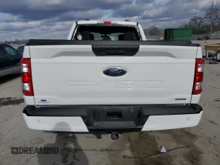 2023 Ford F-150 XL with VIN 1FTEX1CP7PKG12159, listed as a Copart auction lot 86476084 with 5,505 mi miles and Salvage title. Bid and sale history available at DreamBid. Image 6.