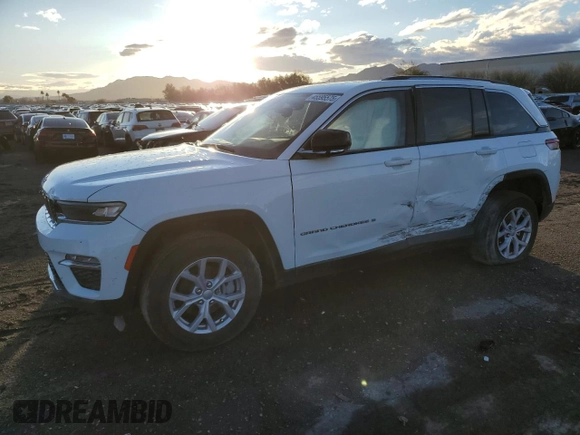 2022 Jeep Grand Cherokee Limited with VIN 1C4RJGBGXN8630902, listed as a Copart auction lot 45595575 with 51,342 mi miles and Salvage title. Bid and sale history available at DreamBid. Image 1.