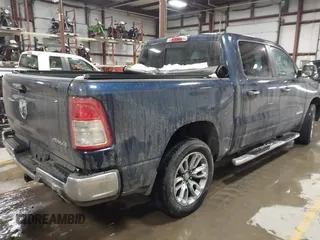 2019 Ram 1500 Big Horn/Lone Star with VIN 1C6SRFFT0KN842269, listed as a IAAI auction lot 41137766 with 104,131 mi miles. Bid and sale history available at carsss.com. Image 4.