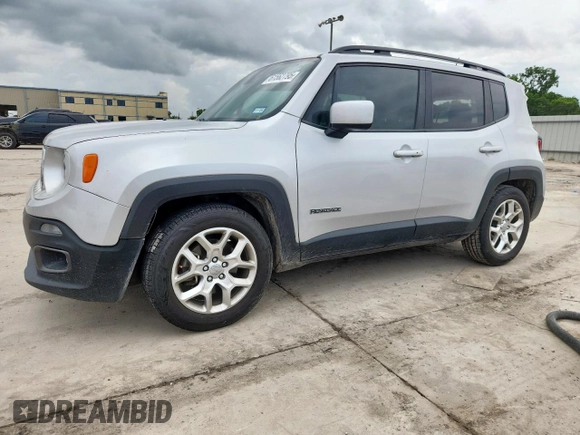 2018 Jeep Renegade Latitude with VIN ZACCJABB5JPG99197, listed as a Copart auction lot 61562795 with 134,152 mi miles and Salvage title. Bid and sale history available at DreamBid. Image 1.