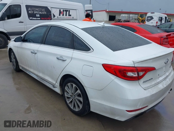2016 Hyundai Sonata Sport with VIN 5NPE34AF7GH349130, listed as a IAAI auction lot 42158546 with 125,374 mi miles and . Bid and sale history available at carsss.com. Image 3.