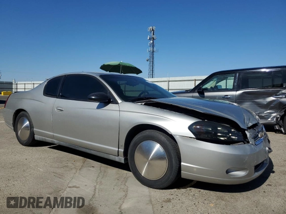 2007 Chevrolet Monte Carlo with VIN 2G1WJ15N179367323, listed as a Copart auction lot 64090115 with 147,551 mi miles and Salvage title. Bid and sale history available at DreamBid. Image 4.