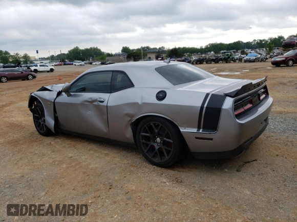 2016 Dodge Challenger R/T Scat Pack z VIN 2C3CDZFJ0GH344878, wystawiony jako Copart lot #51209943 z przebiegiem 20 348 mil mil oraz Szkody całkowita. Historia ofert i sprzedaży dostępna na DreamBid. Obrazek 2.
