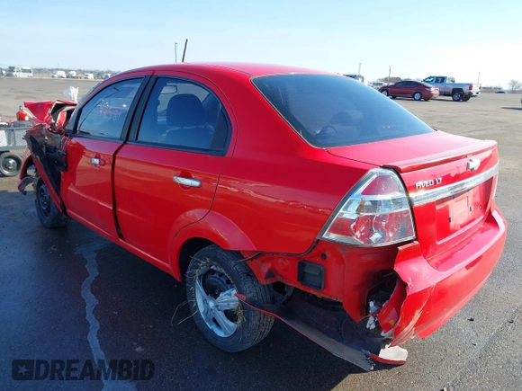 2009 Chevrolet Aveo 1LT with VIN KL1TD56E09B666124, listed as a IAAI auction lot 41888581 with 60,298 mi miles and . Bid and sale history available at DreamBid. Image 3.