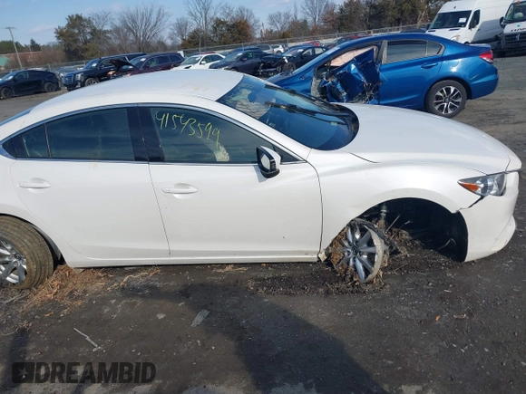 2016 Mazda Mazda6 i Sport with VIN JM1GJ1U55G1484856, listed as a IAAI auction lot 41543599 with 78,486 mi miles. Bid and sale history available at carsss.com. Image 13.