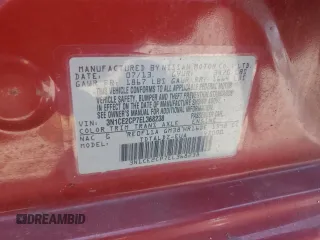 2014 Nissan Note S with VIN 3N1CE2CP7EL368238, listed as a Copart auction lot 62222165 with 29,392 mi miles and Salvage title. Bid and sale history available at DreamBid. Image 12.