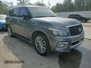 2016 Infiniti QX80 with VIN JN8AZ2NE8G9125817, listed as a Copart auction lot 50489715 with 114,369 mi miles and Salvage Title. Bid and sale history available at carsss.com. Image 11.
