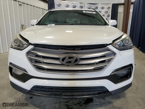 2017 Hyundai Santa Fe Sport 2.4L with VIN 5XYZU3LB6HG400080, listed as a Copart auction lot 51006975 with 153,704 mi miles and Clean Title. Bid and sale history available at carsss.com. Image 5.