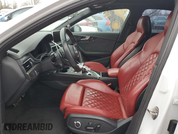 2018 Audi S4 Premium Plus with VIN WAUB4AF49JA002402, listed as a Copart auction lot 42456084 with 80,779 mi miles. Bid and sale history available at carsss.com. Image 7.