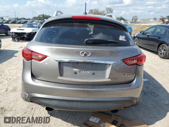 2009 Infiniti FX35 with VIN JNRAS18U29M104328, listed as a Copart auction lot 71885464 with 183,682 mi miles and Salvage Title. Bid and sale history available at carsss.com. Image 6.