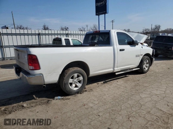 2017 Ram 1500 Tradesman with VIN 3C6JR6DT1HG654506, listed as a Copart auction lot 48791325 with 90,191 mi miles and Salvage title. Bid and sale history available at DreamBid. Image 3.