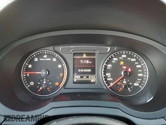 2018 Audi Q3 Premium with VIN WA1BCCFS3JR031633, listed as a Copart auction lot 47168715 with 87,679 mi miles and Salvage Title. Bid and sale history available at carsss.com. Image 9.