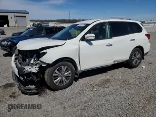2019 Nissan Pathfinder SL z VIN 5N1DR2MMXKC641590, wystawiony jako Copart lot #49221375 z przebiegiem 93 286 mil mil oraz Szkoda całkowita • Salvage title. Historia ofert i sprzedaży dostępna na DreamBid. Obrazek 1.