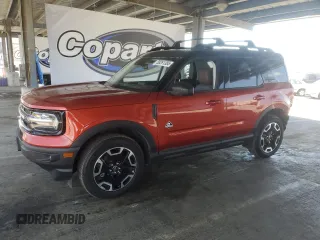2024 Ford Bronco Sport Outer Banks with VIN 3FMCR9C66RRE80691, listed as a Copart auction lot 58261385 with 7,167 mi miles and Salvage title. Bid and sale history available at DreamBid. Image 1.