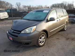 2005 Toyota Sienna XLE with VIN 5TDZA22C85S357440, listed as a IAAI auction lot 41227446 with 225,542 mi miles and . Bid and sale history available at DreamBid. Image 2.