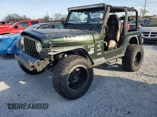 1997 Jeep Wrangler Sport with VIN 1J4FY19S0VP453959, listed as a Copart auction lot 44560295 with 182,464 mi miles and Salvage Title. Bid and sale history available at carsss.com. Image 1.