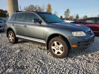 2007 Volkswagen Touareg V6 with VIN WVGZE77L47D001703, listed as a Copart auction lot 76585224 with 152,024 mi miles and Clean Title. Bid and sale history available at DreamBid. Image 4.