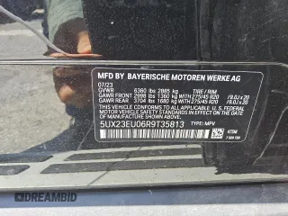 2024 BMW X5 xDrive40i z VIN 5UX23EU06R9T35813, wystawiony jako Copart lot #57442245 z przebiegiem 41 072 mil mil oraz Tytuł czysty. Historia ofert i sprzedaży dostępna na DreamBid. Obrazek 12.