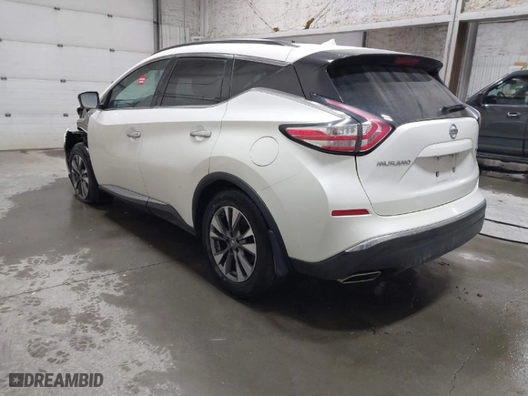 2015 Nissan Murano Platinum with VIN 5N1AZ2MH3FN222299, listed as a IAAI auction lot 41883664 with 118,000 mi miles. Bid and sale history available at carsss.com. Image 3.