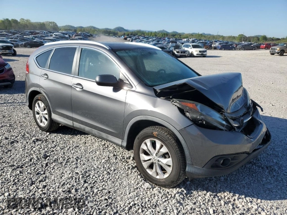 2014 Honda CR-V EX-L with VIN 2HKRM4H72EH668011, listed as a Copart auction lot 53187095 with 165,931 mi miles and Salvage Title. Bid and sale history available at carsss.com. Image 4.