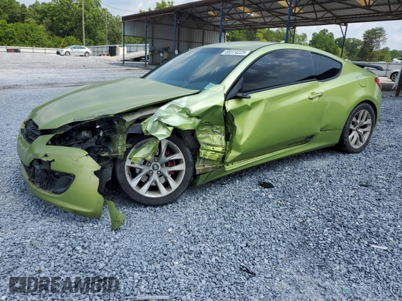 2010 Hyundai Genesis Coupe Premium z VIN KMHHT6KD1AU031034, wystawiony jako Copart lot #59374225 z przebiegiem 160 069 mil mil oraz Szkoda całkowita • Salvage title. Historia ofert i sprzedaży dostępna na DreamBid. Obrazek 1.