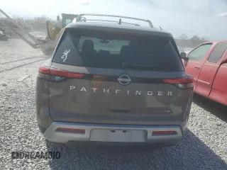 2023 Nissan Pathfinder Platinum with VIN 5N1DR3DH7PC253555, listed as a Copart auction lot 46438245 with 24,008 mi miles and Salvage title. Bid and sale history available at DreamBid. Image 6.