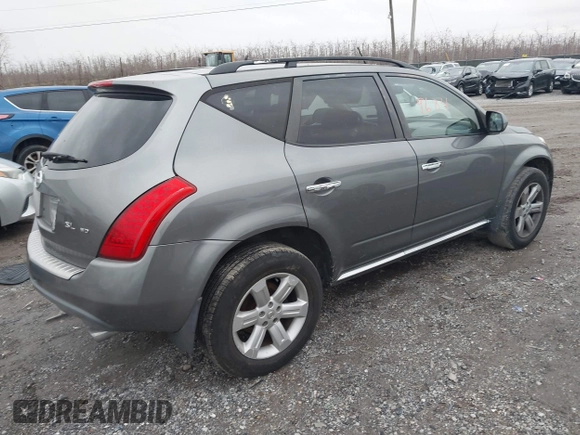 2006 Nissan Murano SL with VIN JN8AZ08W06W522298, listed as a IAAI auction lot 41149684 with 123,911 mi miles and . Bid and sale history available at DreamBid. Image 4.