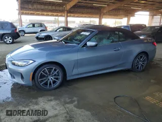 2024 BMW 4 Series 430i xDrive with VIN WBA43AT06RCP09938, listed as a Copart auction lot 42405865 with 22,254 mi miles and Clean Title. Bid and sale history available at carsss.com. Image 1.