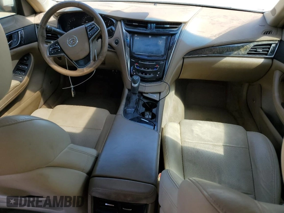 2014 Cadillac CTS Luxury RWD with VIN 1G6AR5S33E0154789, listed as a Copart auction lot 50395035 with 148,033 mi miles and Salvage Title. Bid and sale history available at carsss.com. Image 8.