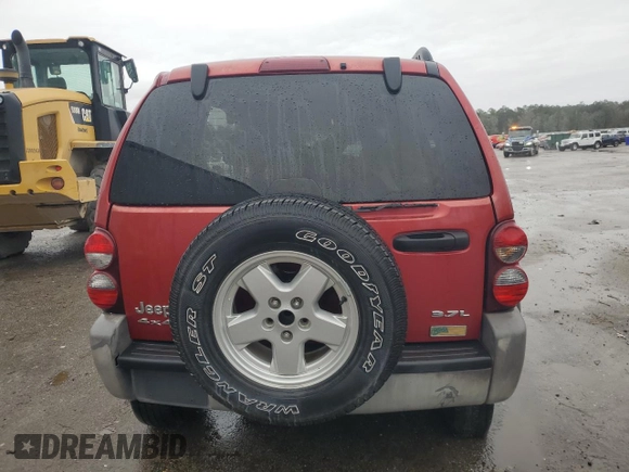 2006 Jeep Liberty Sport with VIN 1J4GL48K66W204160, listed as a Copart auction lot 45196085 with Not Provided miles and Non Repairable. Bid and sale history available at carsss.com. Image 6.