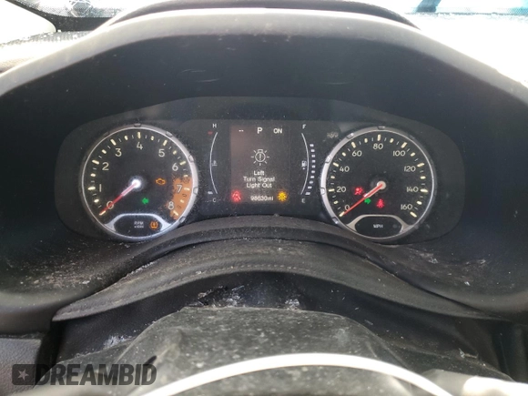 2017 Jeep Renegade Latitude with VIN ZACCJABB4HPG65746, listed as a Copart auction lot 48880755 with 98,630 mi miles and Salvage Title. Bid and sale history available at carsss.com. Image 9.
