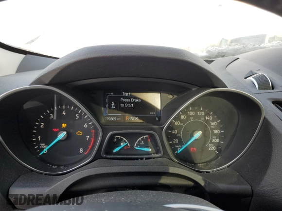 2017 Ford Escape Titanium with VIN 1FMCU9J9XHUA01661, listed as a Copart auction lot 88345395 with 79,865 mi miles and Salvage Title. Bid and sale history available at carsss.com. Image 9.